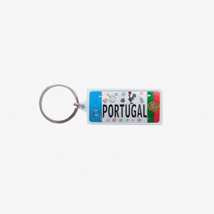 Força Portugal License Plate Style Keychain