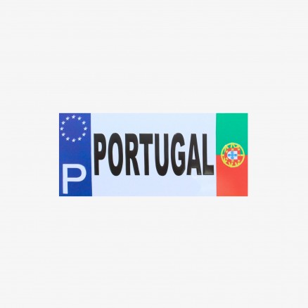 Plaque d'Immatriculation Força Portugal