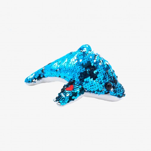 Força Portugal Dolphin with Sequins Soft Toy