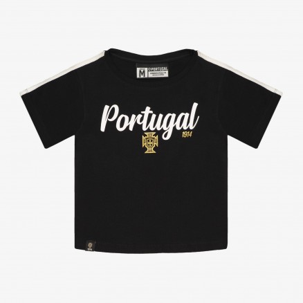 T-shirt Curto FPF Portugal Cruz JR