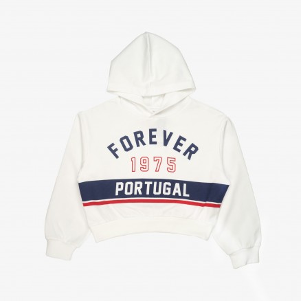 Sweat Court à Capuche Força Portugal "Portugal Forever"  JR (Fille)