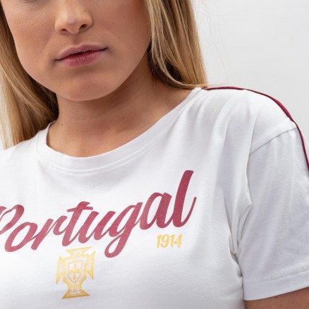 T-shirt Curto FPF Portugal Cruz