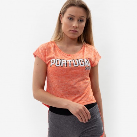 Fora Portugal Fitness Cropped T-Shirt