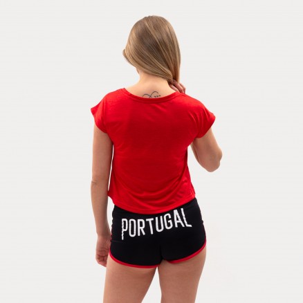 Força Portugal Fitness Cropped T-Shirt