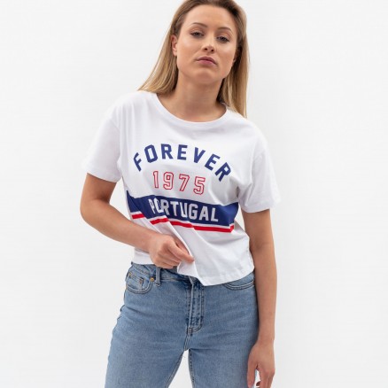 Força  Portugal "Forever" Cropped T-Shirt