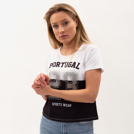 Força  Portugal "23 " Cropped T-Shirt