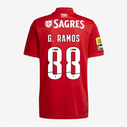 Maillot  SL Benfica 2021/22 - G. Ramos 88
