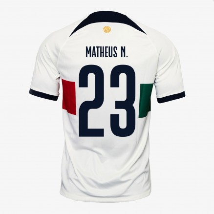 Camisola Alternativa Portugal FPF 2022 - MATHEUS N. 23