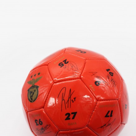 Autographed SL Benfica ball