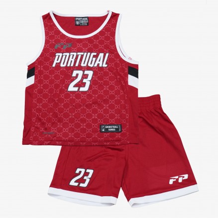 Kit de Basketball Fora Portugal Bb