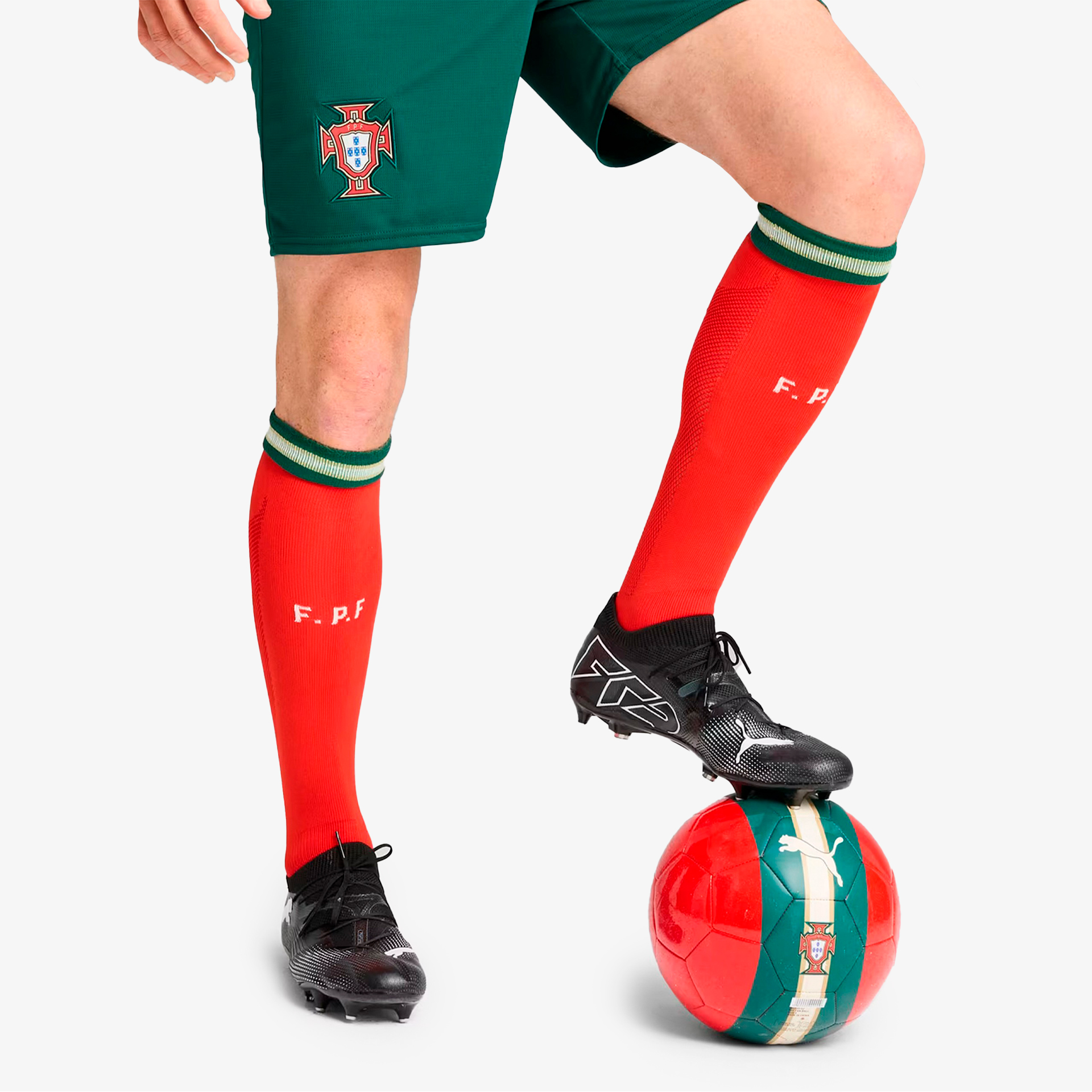 Chaussettes Portugal FPF 2025 - Domicile