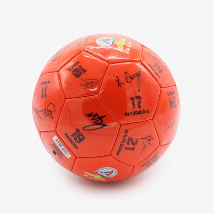 Bola do SL Benfica Autografada