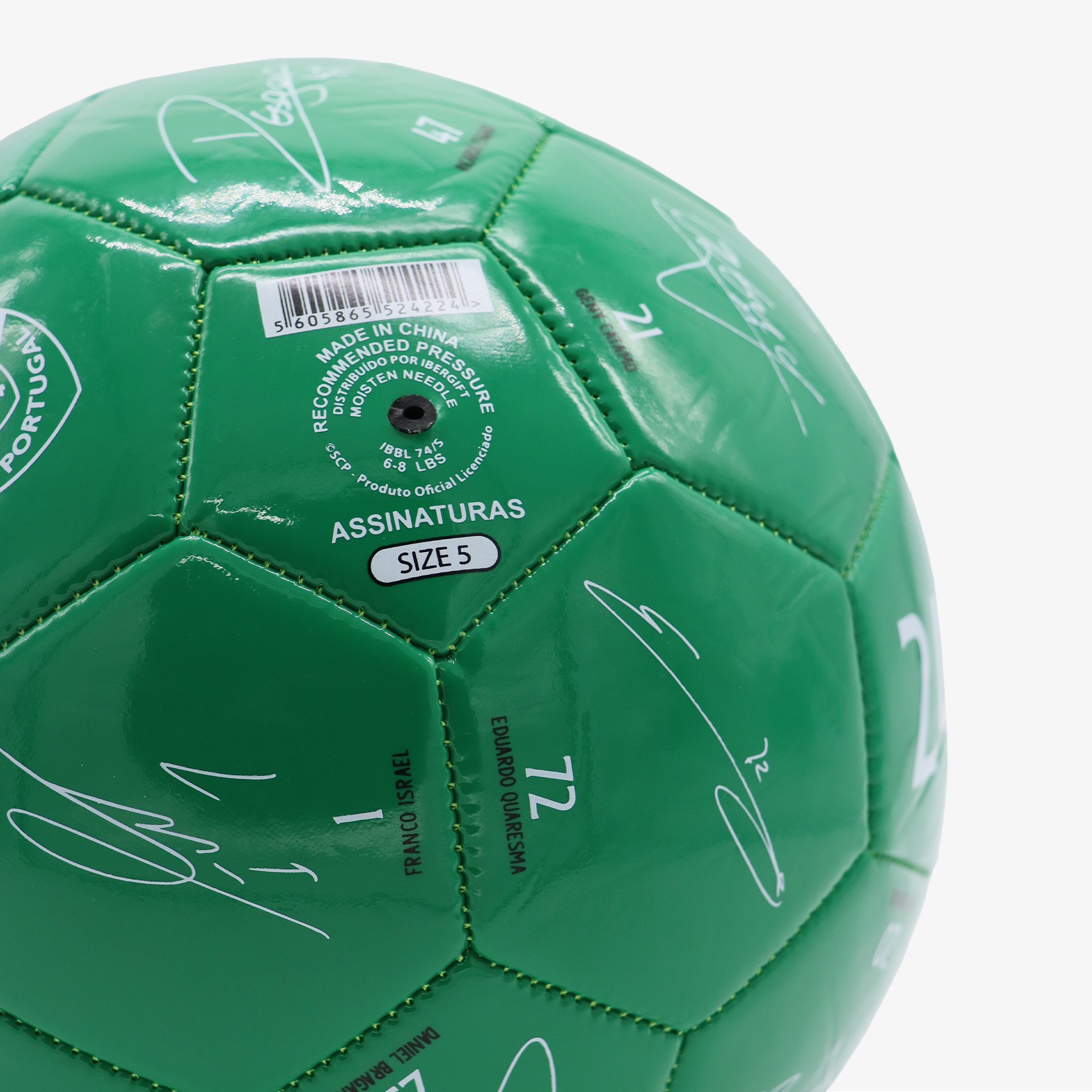 Bola do Sporting CP Autografada
