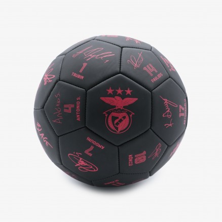 Bola do SL Benfica Autografada