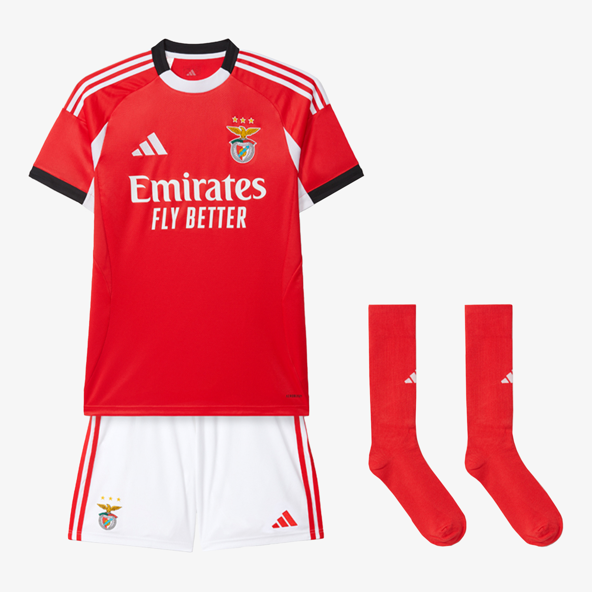 Kit  SL Benfica JR 2025/26 - Domicile