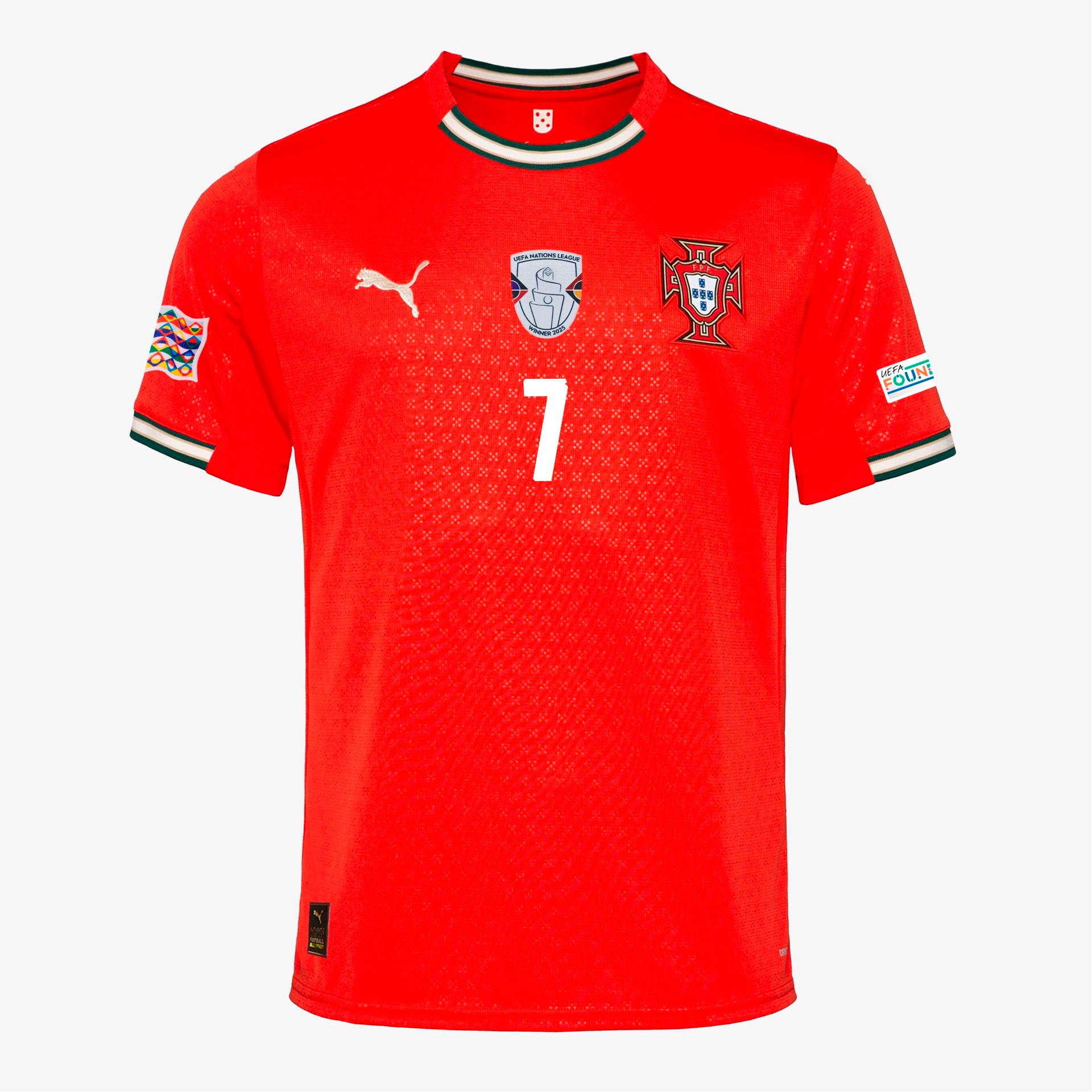 Maillot Portugal FPF 2025 - Ronaldo - Édition Vainqueur de la Ligue des Nations