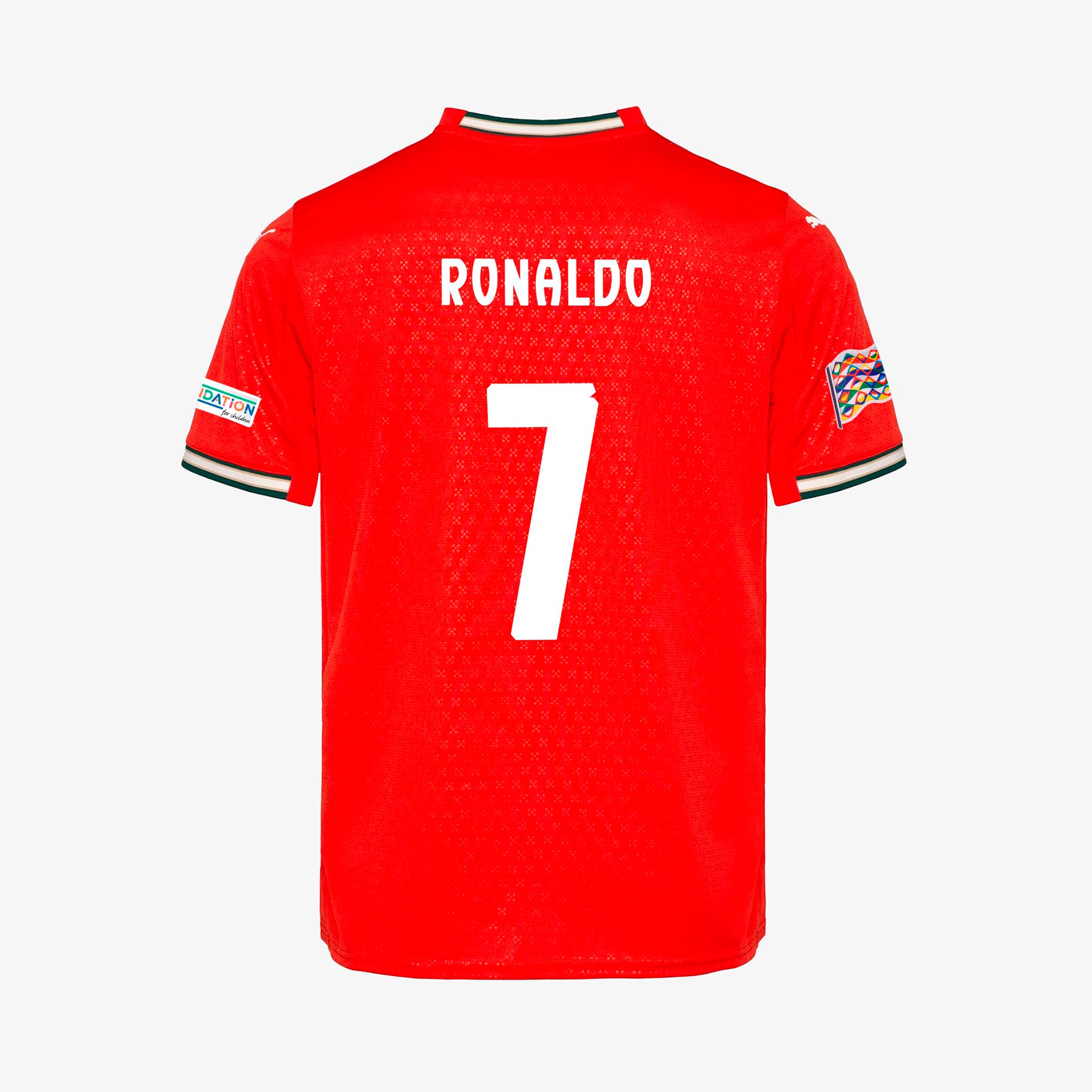 Maillot JR Portugal FPF 2025 - Ronaldo - Édition Vainqueur de la Ligue des Nations