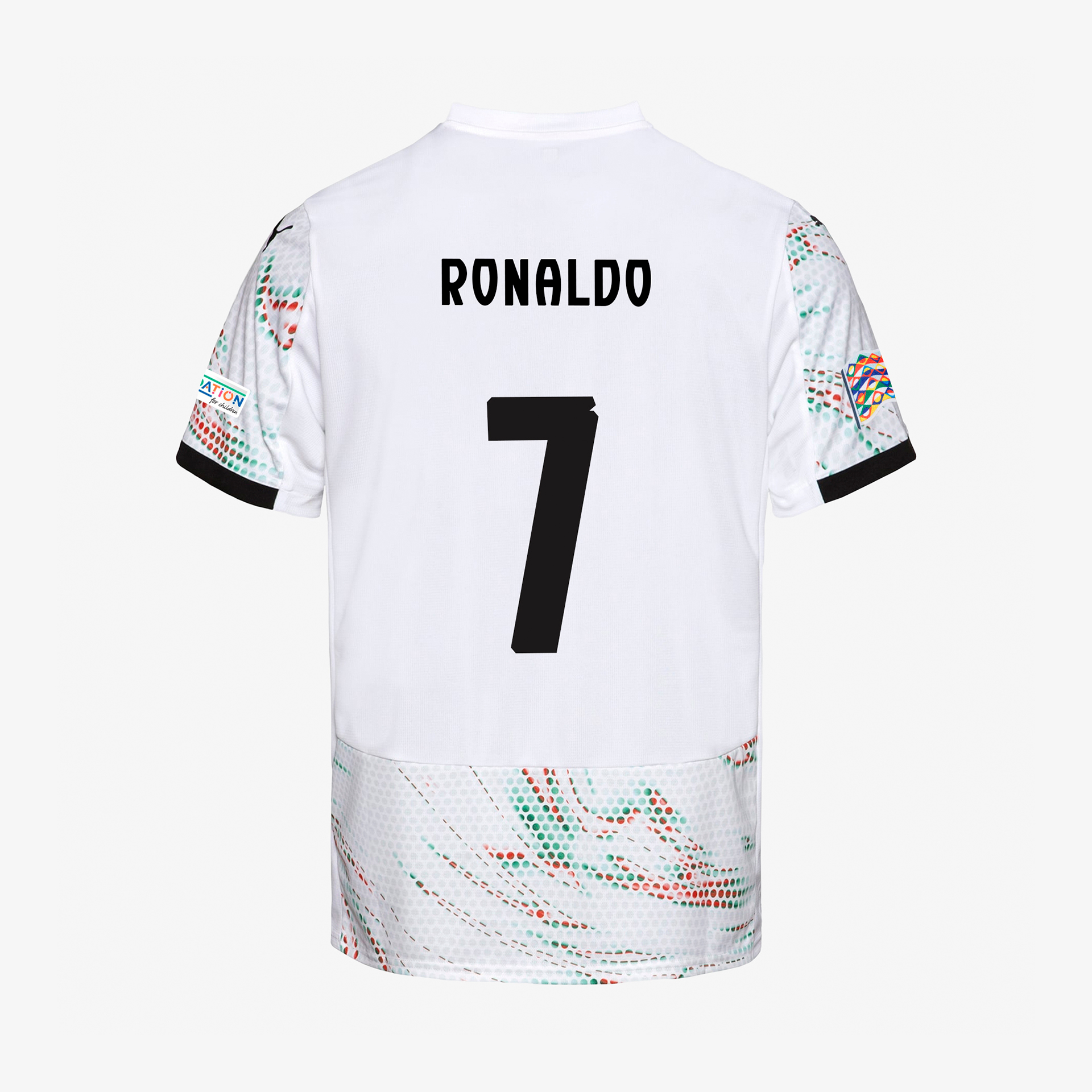Maillot JR Portugal FPF 2025 - Ronaldo - Édition Vainqueur de la Ligue des Nations