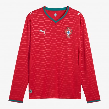Portugal FPF 2026 Home Shirt - Long Sleeve Portugal FPF 2026 Home Shirt - Long Sleeve