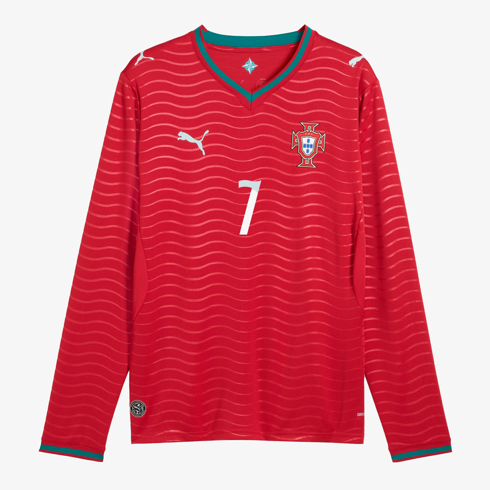 Maillot Domicile Portugal FPF 2026 - RONALDO - Manches Longues
