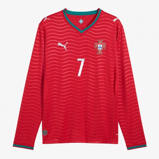 Camisola Principal Portugal FPF 2026 - RONALDO - Manga Comprida Camisola Principal Portugal FPF 2026 - RONALDO - Manga Comprida