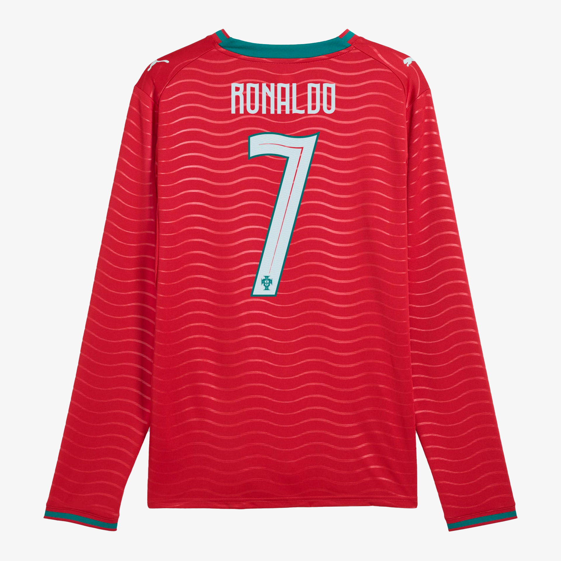 Maillot Domicile Portugal FPF 2026 - RONALDO - Manches Longues