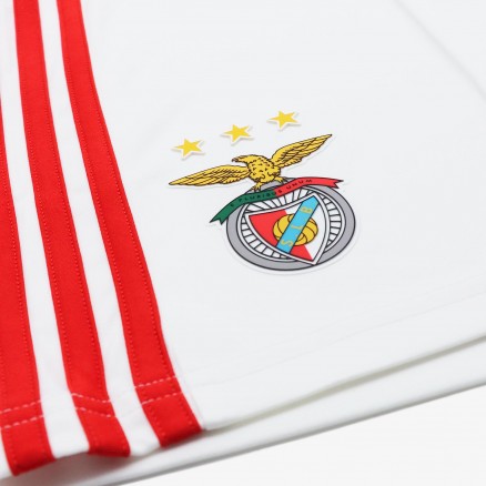 SL Benfica 2026/27 Away Shorts - Adidas Originals - White SL Benfica 2026/27 Away Shorts - Adidas Originals - White