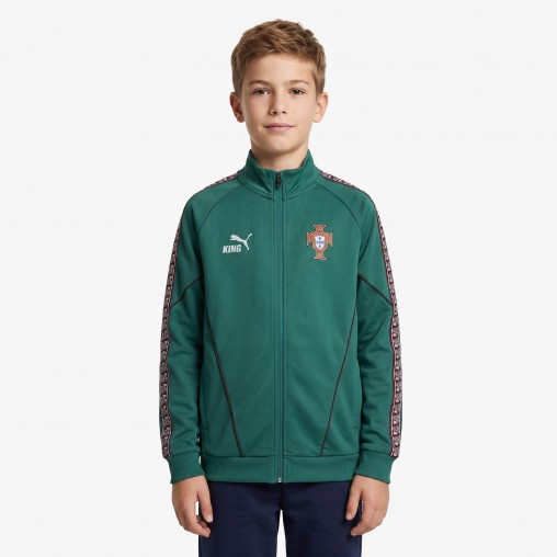 Portugal FPF 2026 Junior Anthem Jacket - Home Kit