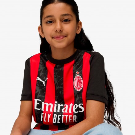 JR AC Milan 2025/26 Shirt - Home JR AC Milan 2025/26 Shirt - Home